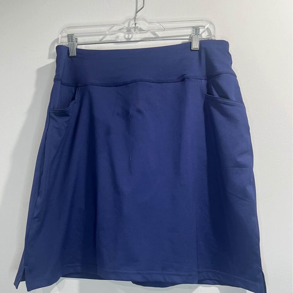 nwt large navy blue skort